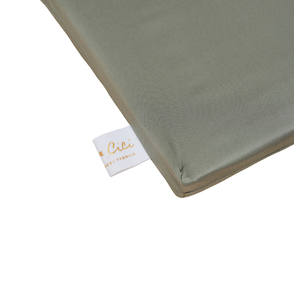 Bamboo fitted sheet olive green