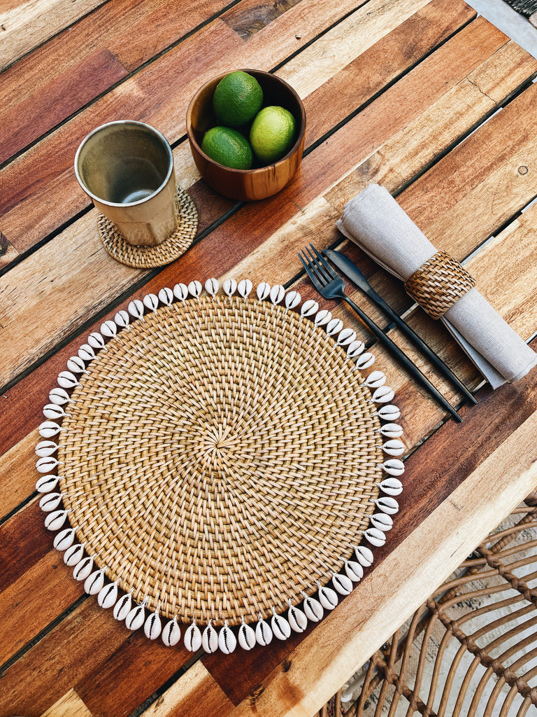 Elgin Rattan Placemat Natural