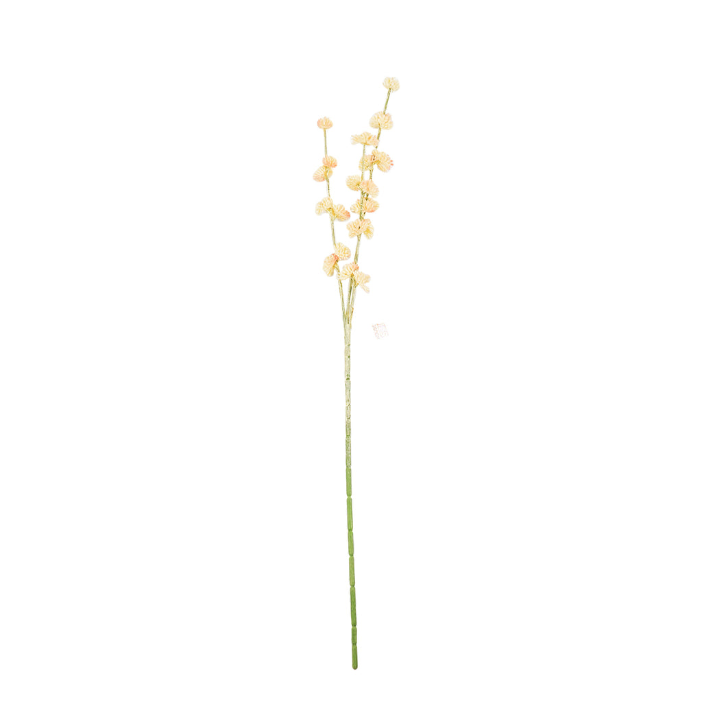 HV Cream White Flowers Branch - Melaleuca - 15 x 60 cm-Polysterene
