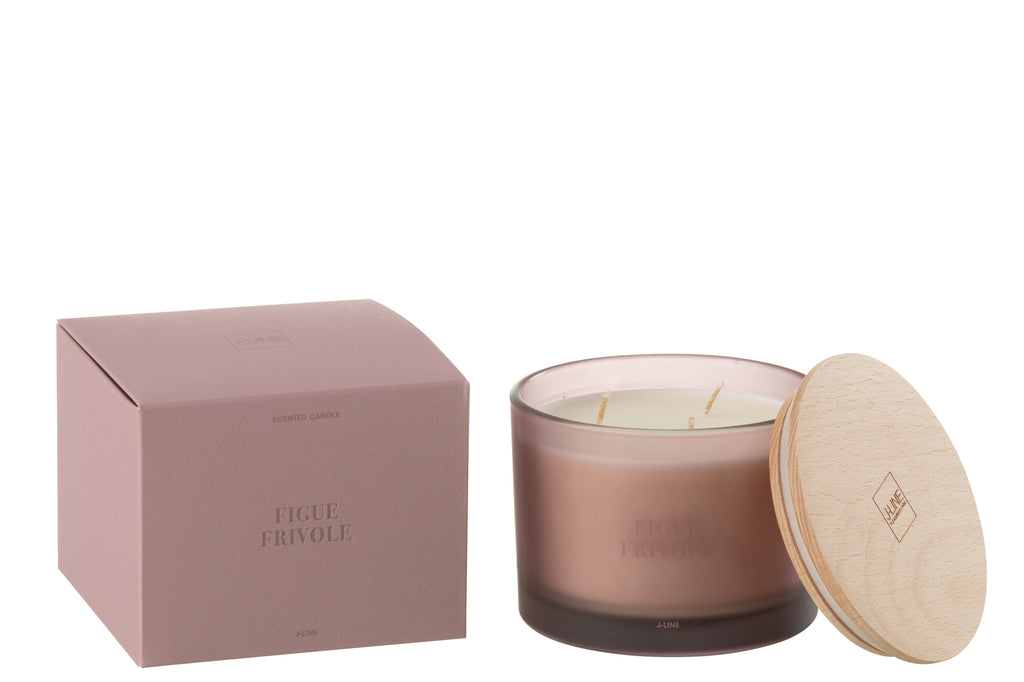 Scented Candle Accords Essentiels Figue Frivole-28H