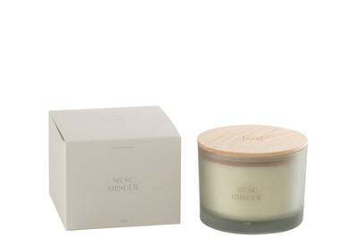 Scented Candle Accords Essentiels Musc Obscur-28H