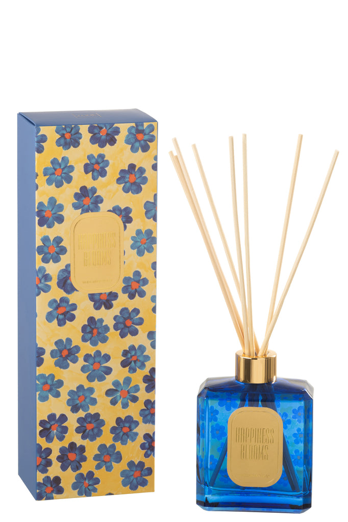 Scented Oil Flowers Blue/Yellow