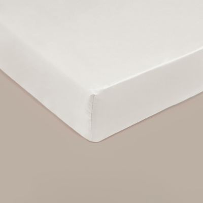 TENCEL™ - Sateen Hoeslaken Off White (180 x 210 x 10 Topper)