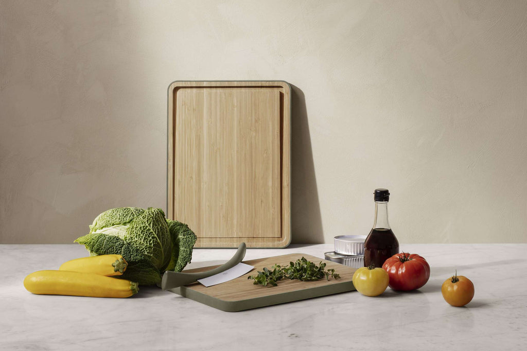 Green Tool Cutting Board with Juice Channel